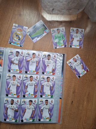 Lote  cartas Real Madrid Adrenalyn 25/26