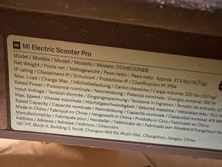 Patinete Eléctrico Xiaomi Pro