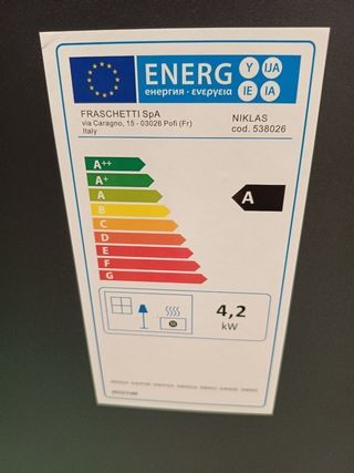 Niklas KT0525 - Estufa de Gas 4200W 20 m², 42x38x7