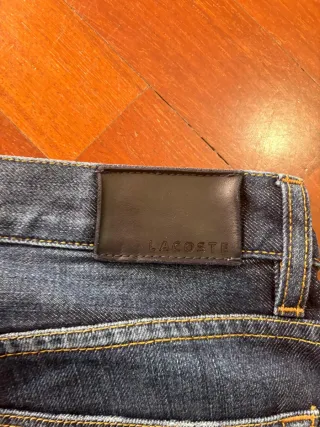 Jeans 100% cotone Lacoste Vintage Uomo Taglia 48
