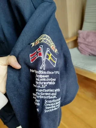 Sudadera Geographical Norway Azul Hombre