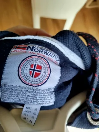 Sudadera Geographical Norway Azul Hombre