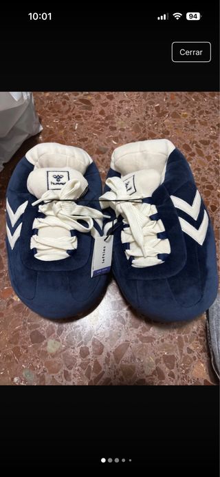 Zapatillas Hummel Azul y Blanco