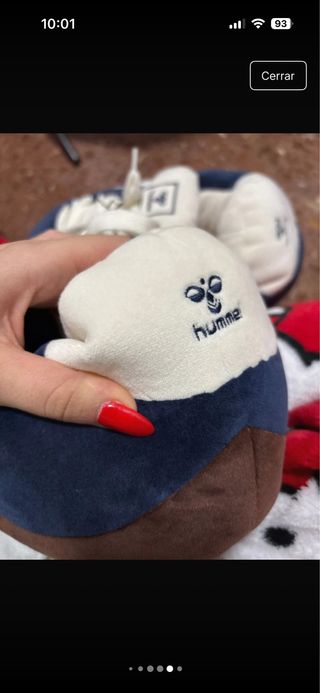 Zapatillas Hummel Azul y Blanco