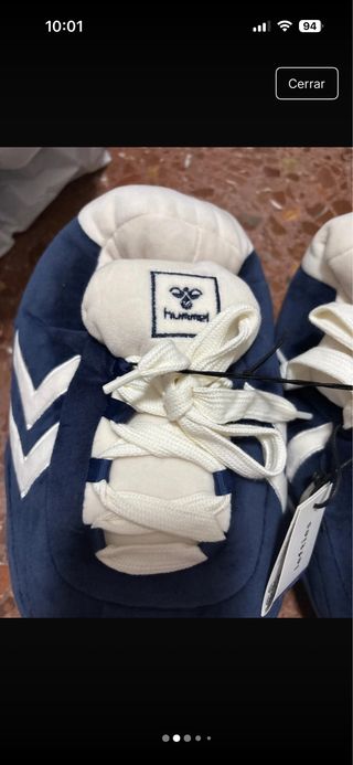 Zapatillas Hummel Azul y Blanco