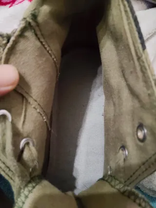 Zapatillas altas camuflaje talla 39