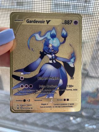 Carta Pokémon Gardevoir V Dorada Metálica