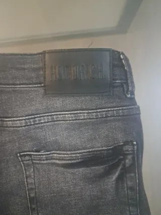 Pantalones vaqueros desgastados negros 10-12 años