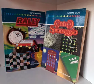 2 Libri Game "Rally" e "ControSpionaggio"