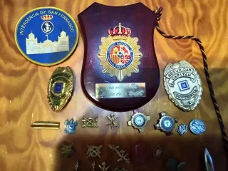 Lote de insignias militares ,y demas