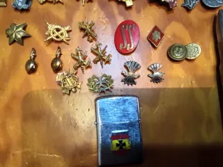 Lote de insignias militares ,y demas