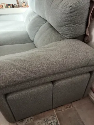 Sofá Chaiselongue gris