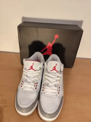 Jordan 3 Blancas Grises