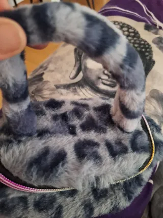 Neceser leopardo gris