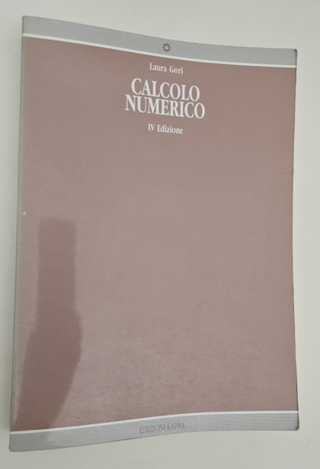 Libro di Calcolo Numerico
