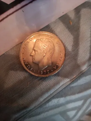 25 Monedas 100 Pesetas 1975 Carlos rulo sin abrir