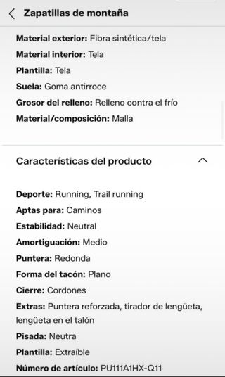 Zapatillas Trail Running Puma Talla 39