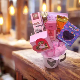 Tazza San Valentino con Makeup e Cioccolatini