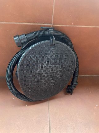 Inflador de pie negro