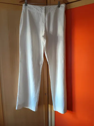 Traje de lino 3 piezas crudo