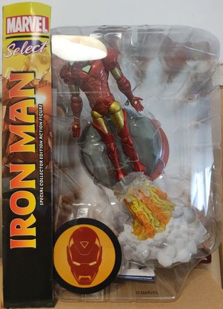 Figura Iron Man Marvel Select Diamond