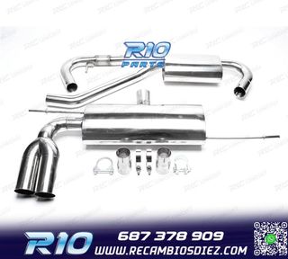 SILENCIOSO ESCAPE VOLKSWAGEN VW GOLF MK5 03-08 DOBLE IZQUIE