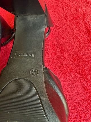 Tacones Plataforma Bamboo Talla 39