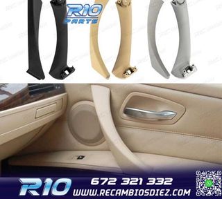 TIRADOR MANETA DCH BMW SERIE 3 E90 E91 PANEL PUERTA NEGRO