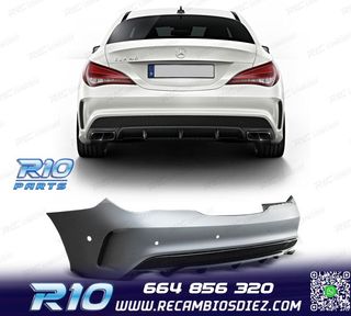 PARAGOLPES TRASERO MERCEDES CLA C117 LOOK AMG CLA45