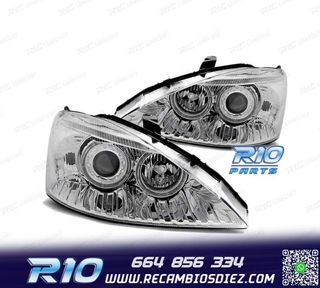 FAROS OJOS ANGEL PARA FORD FOCUS 01-04 OJOS ANGEL CROMADOS