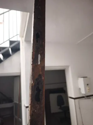 Puerta de hierro 3 hojas