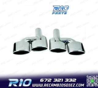 COLAS ESCAPE ESPECIFICA MERCEDES CLASE C W204 07-15 LOOK AMG