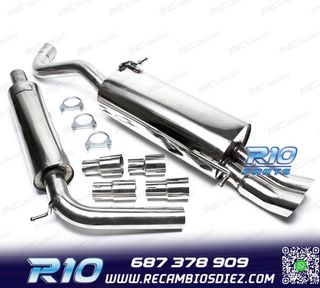 SILENCIOSO ESCAPE VOLKSWAGEN VW POLO 9N 01-05 DOBLE