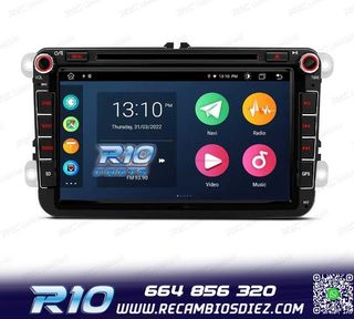 RADIO GPS ANDROID 14 PARA VOLKSWAGEN VW GOLF POLO PASSAT CAD