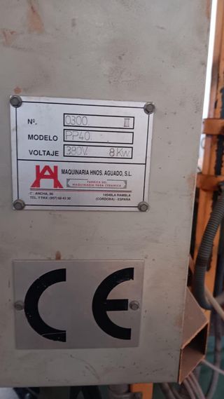 Prensa Hidráulica 40 Toneladas Cerámica