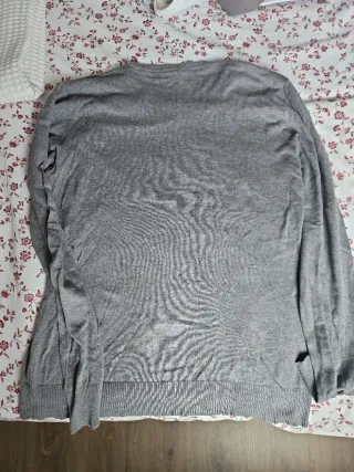 Jersey fino gris Benetton talla M