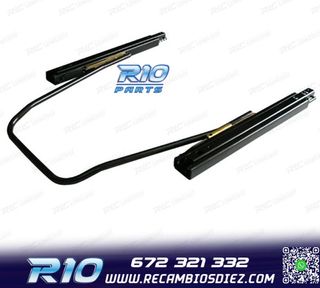 KIT ASIENTO BAQUET UNIVERSAL CUERO NEGRO ESTILO SPORTSTER CU