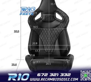 KIT ASIENTO BAQUET UNIVERSAL CUERO NEGRO ESTILO SPORTSTER CU