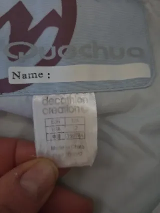 Mono Nieve Decathlon Talla 12