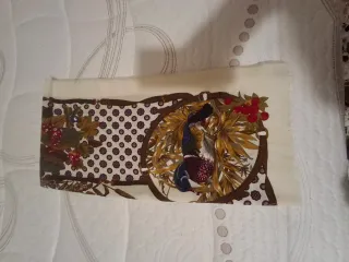 Sciarpa donna fantasia uccelli e fiori