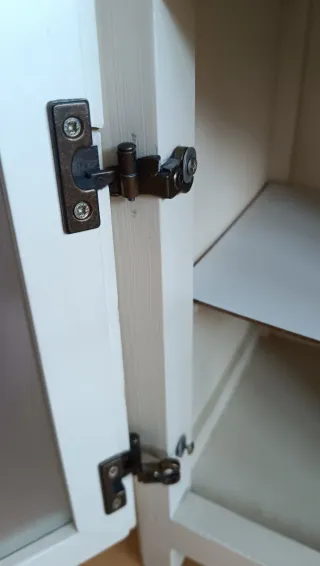 2 Mesitas de noche madera y cristal