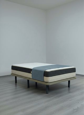 colchón nuevo + base tapizada