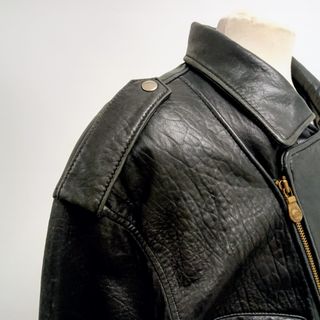 Chaqueta cuero de mujer vintage Original Trapper Leatherwear.