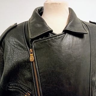 Chaqueta cuero de mujer vintage Original Trapper Leatherwear.