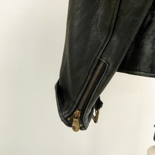 Chaqueta cuero de mujer vintage Original Trapper Leatherwear.