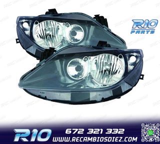FAROS PARA SEAT IBIZA VI 09-12 FONDO NEGRO