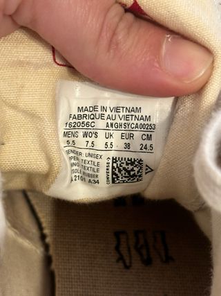 Converse Hi Blancas Talla 38