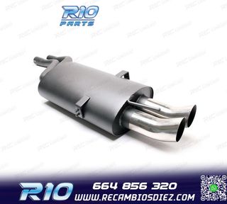 SILENCIOSO ESCAPE BMW SERIE 3 E46 2000- x2 DTM