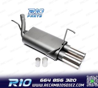 SILENCIOSO ESCAPE PARA OPEL CORSA 09 2000-2006 x2