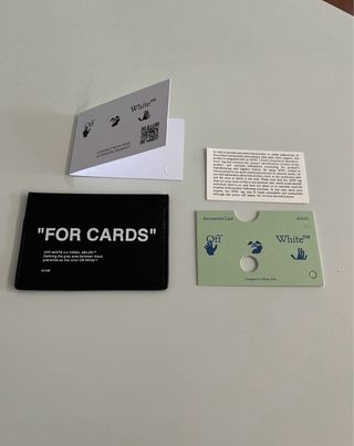 Portacarte Off-White For Cards Nuovo